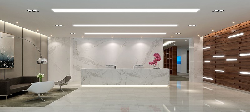 880平米房地產(chǎn)銷售公司辦公室設(shè)計效果圖-第1張圖片-上海古都建筑設(shè)計集團