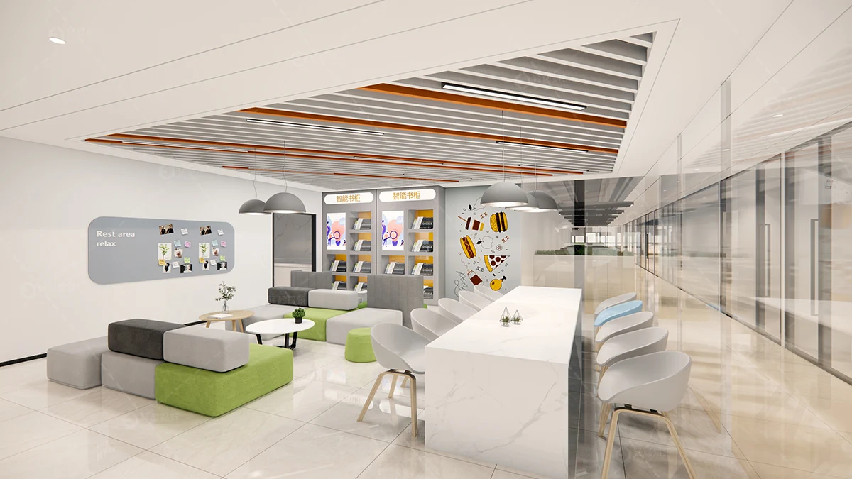 4000芯片開(kāi)發(fā)公司辦公室裝潢效果-第8張圖片-上海古都建筑設(shè)計(jì)集團(tuán)