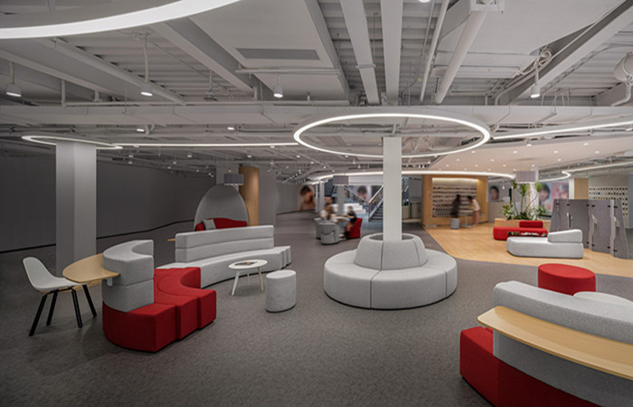 松江化妝品公司科技展廳設(shè)計效果-第1張圖片-上海古都建筑設(shè)計集團