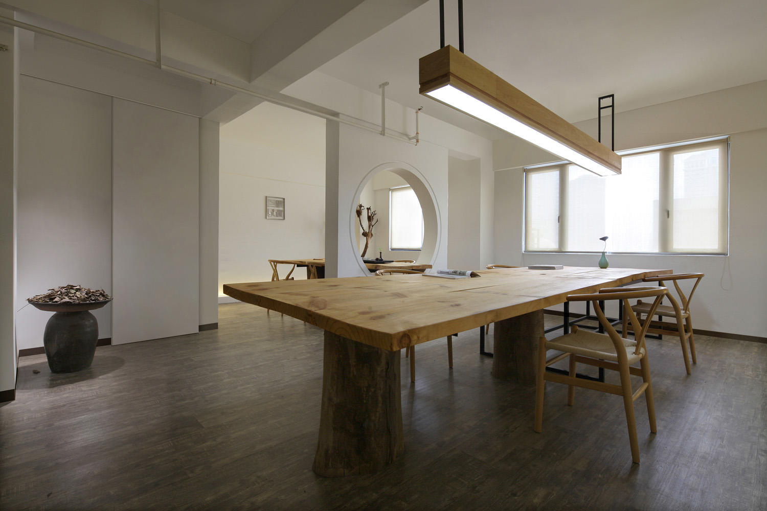 浦東新區(qū)160平辦公室裝修中式風格設計-第3張圖片-上海古都建筑設計集團