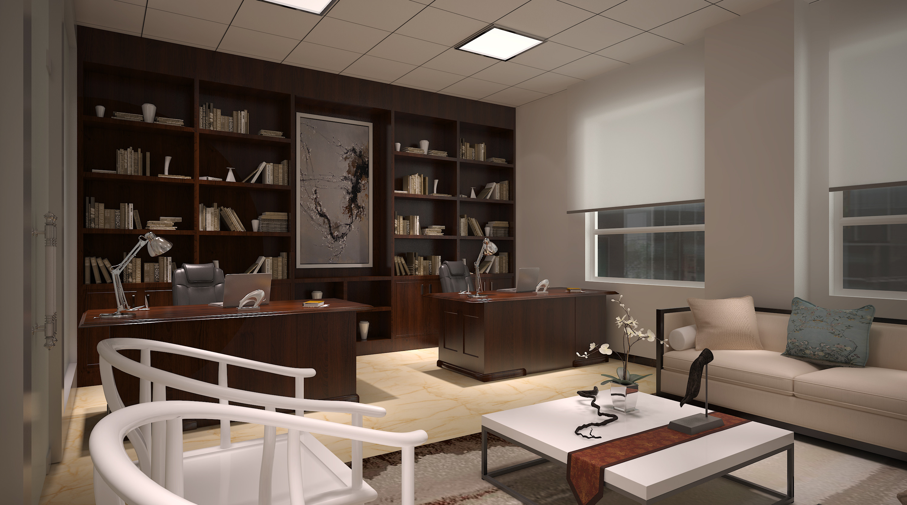 嘉定區(qū)辦公室裝修寫(xiě)字樓裝修設(shè)計(jì)-第5張圖片-上海古都建筑設(shè)計(jì)集團(tuán)