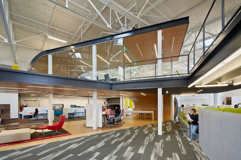 輕工業(yè)風(fēng)格辦公室裝修設(shè)計效果圖-第4張圖片-上海古都建筑設(shè)計集團