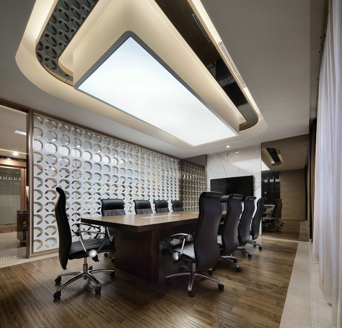 虹口區(qū)投資辦公室裝修設計案例-第4張圖片-上海古都建筑設計集團