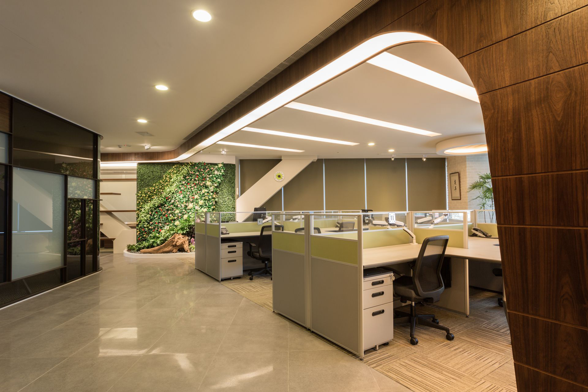 普陀區(qū)自然風(fēng)格辦公室裝修設(shè)計-第4張圖片-上海古都建筑設(shè)計集團