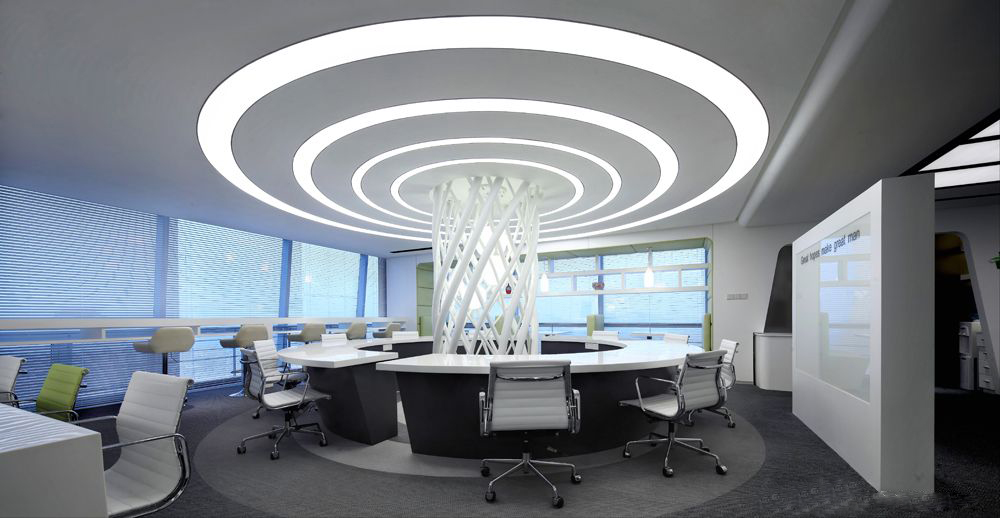 上海商務中心辦公室裝修設(shè)計-第1張圖片-上海古都建筑設(shè)計集團