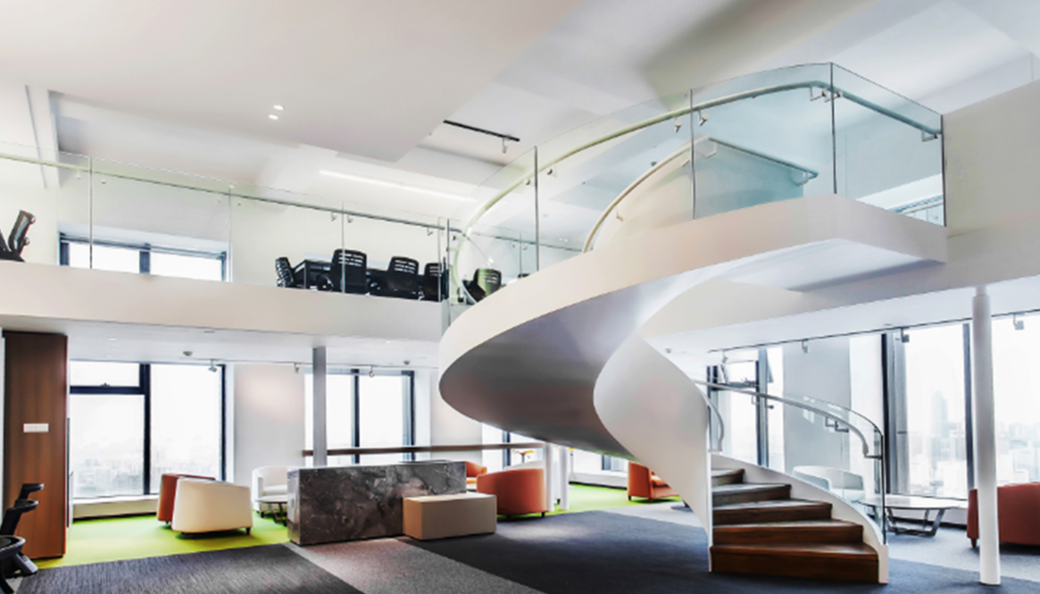 時尚簡約風(fēng)格辦公室裝修設(shè)計效果圖-第1張圖片-上海古都建筑設(shè)計集團(tuán)