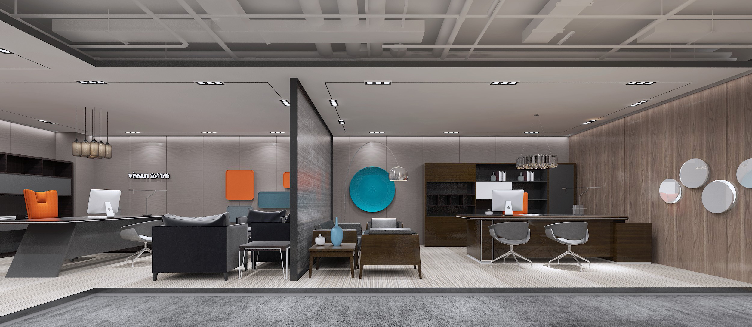 浦東新區(qū)科技智能辦公室裝修設(shè)計-第5張圖片-上海古都建筑設(shè)計集團