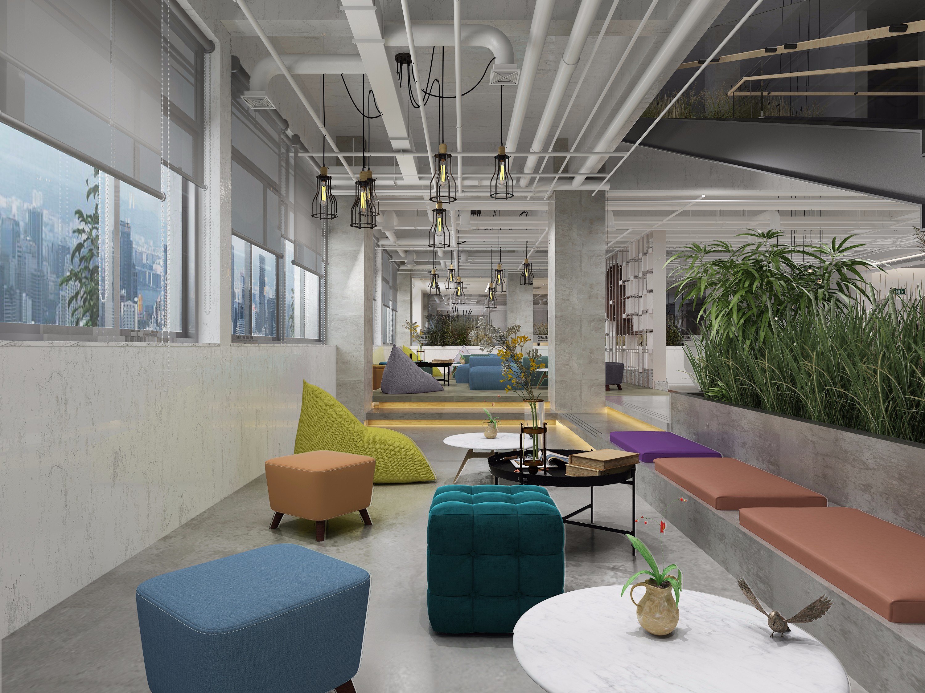 辦公室休閑區(qū)裝修設(shè)計-第3張圖片-上海古都建筑設(shè)計集團