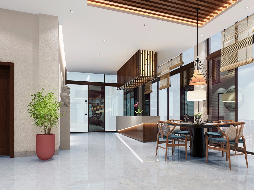 中式休閑辦公室休息區(qū)裝修設(shè)計-第3張圖片-上海古都建筑設(shè)計集團(tuán)