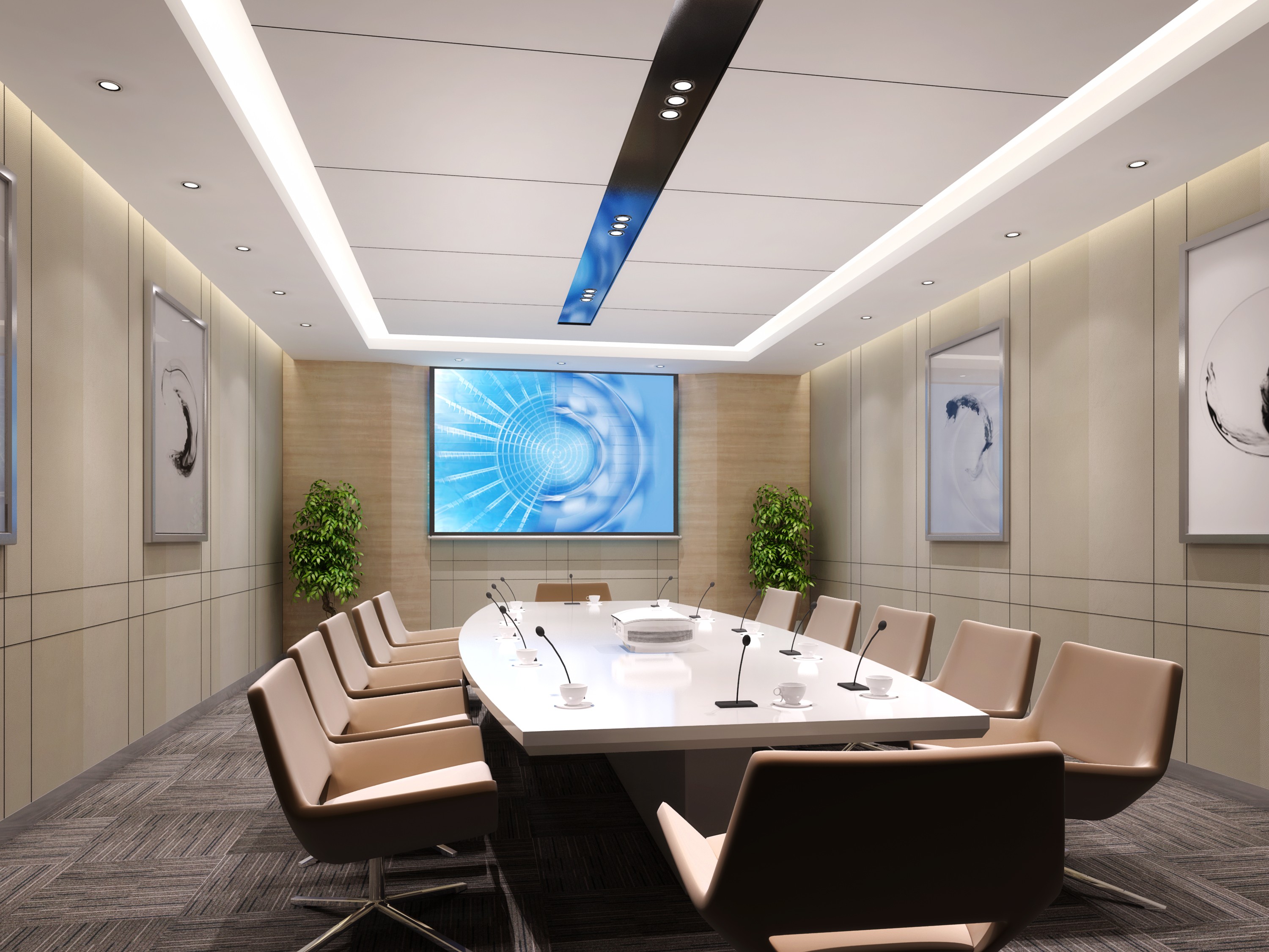 簡約明了辦公室裝修設計-第4張圖片-上海古都建筑設計集團