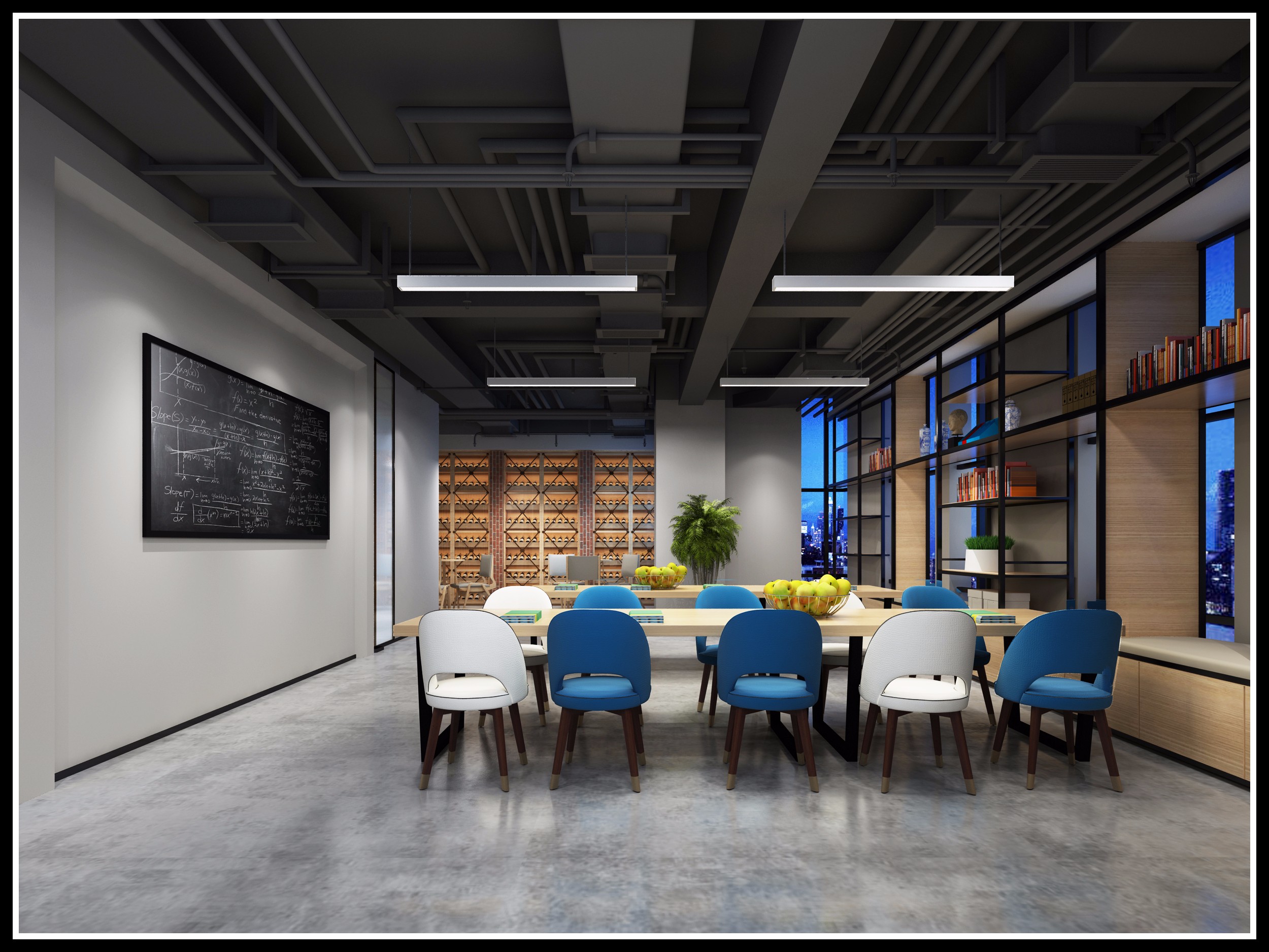 浦東新區(qū)奢華工業(yè)風(fēng)辦公室裝修設(shè)計-第6張圖片-上海古都建筑設(shè)計集團