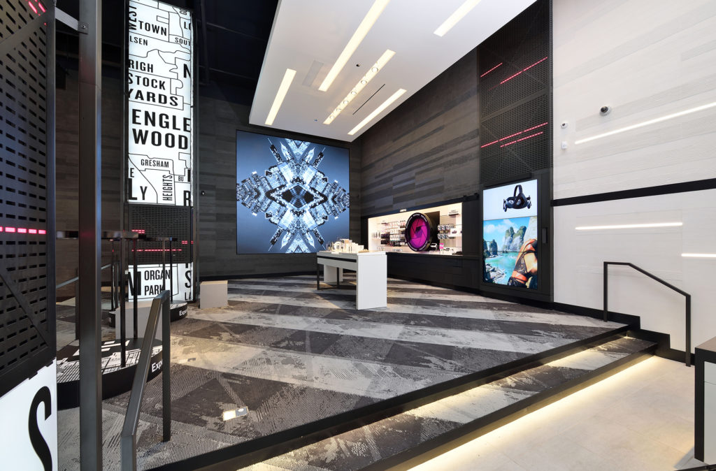 現(xiàn)代簡約時尚營業(yè)廳裝修設(shè)計-第5張圖片-上海古都建筑設(shè)計集團(tuán)