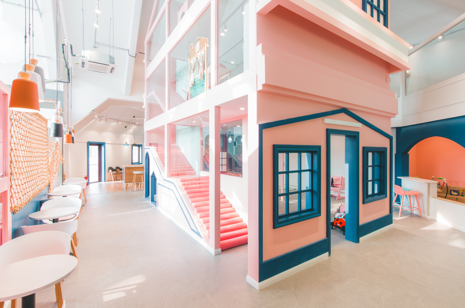 簡約溫馨親子會所裝修設(shè)計(jì)-第2張圖片-上海古都建筑設(shè)計(jì)集團(tuán)