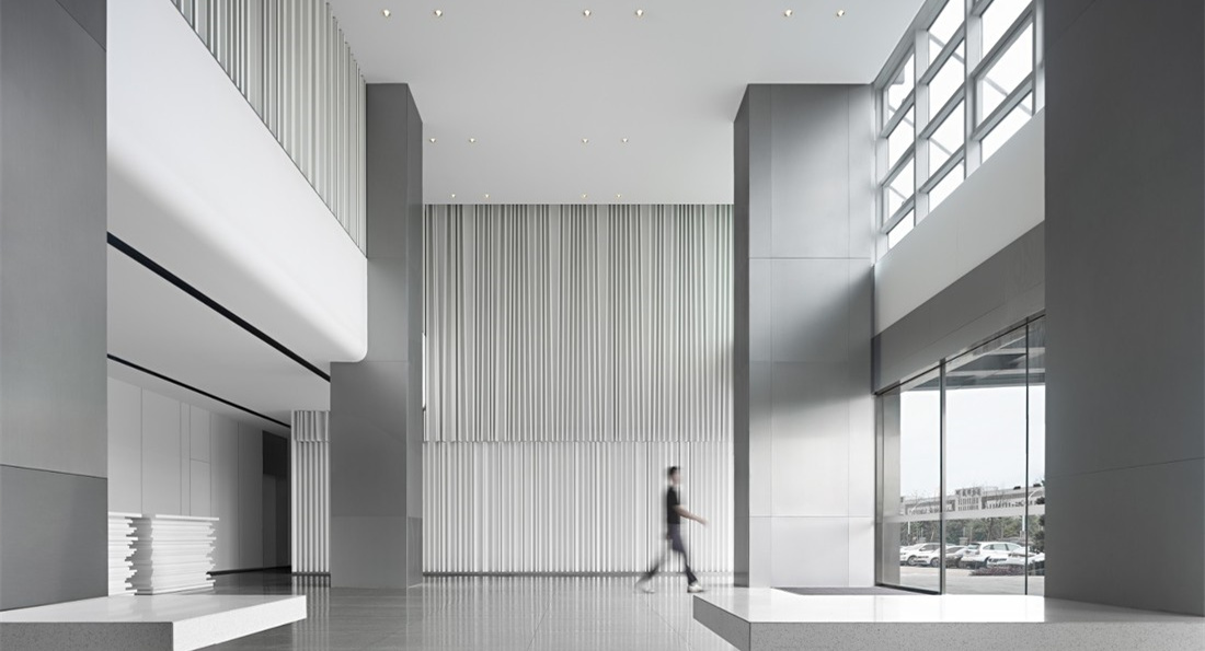 灰白簡約風(fēng)格辦公室裝修設(shè)計-第1張圖片-上海古都建筑設(shè)計集團