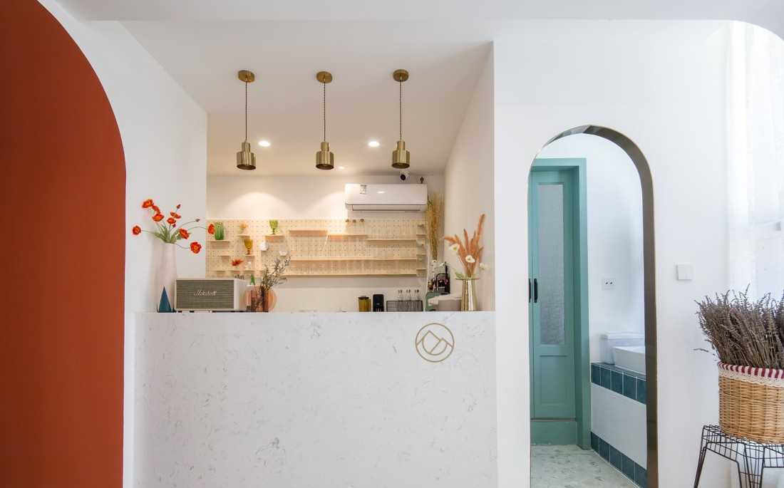 小型清新休閑花店裝修設(shè)計-第1張圖片-上海古都建筑設(shè)計集團(tuán)