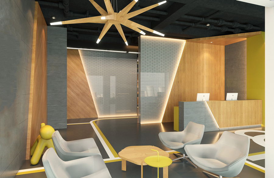 松江辦公室裝修800平國有公司辦公室-辦公室裝修設(shè)計(jì)效果圖-第1張圖片-上海古都建筑設(shè)計(jì)集團(tuán)