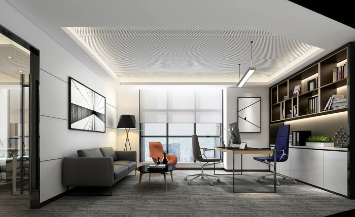 4300平米醫(yī)療公司辦公空間設(shè)計(jì)布局-辦公室裝修設(shè)計(jì)效果圖-第4張圖片-上海古都建筑設(shè)計(jì)集團(tuán)