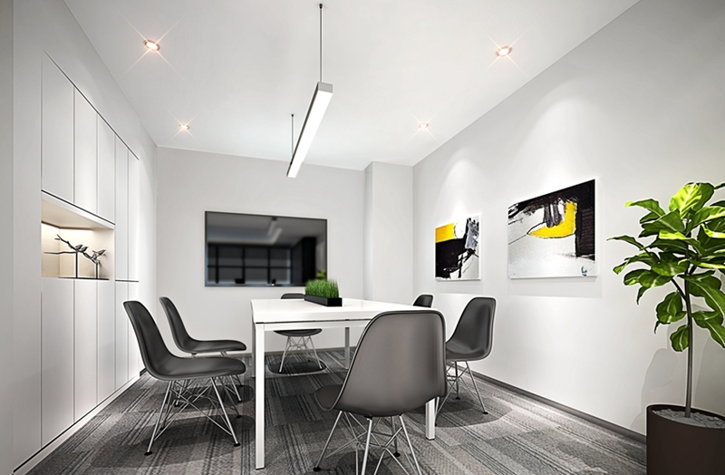 IT網(wǎng)絡信息公司辦公室設計裝修效果-辦公室裝修設計效果圖-第3張圖片-上海古都建筑設計集團