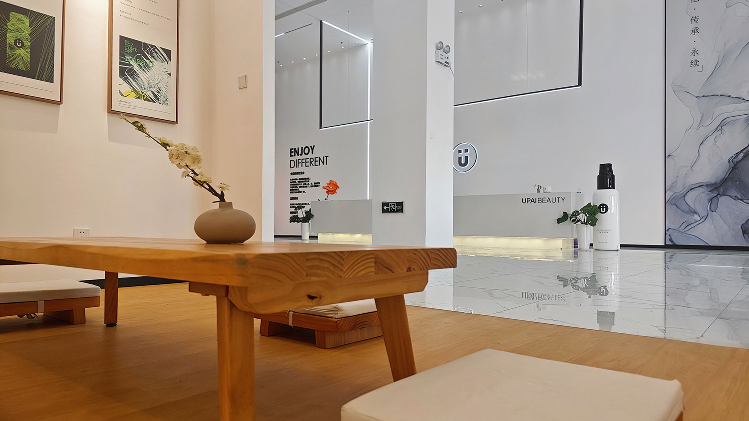 虹口1900生物科技公司辦公場所裝潢設(shè)計(jì)-辦公室裝修設(shè)計(jì)效果圖-第4張圖片-上海古都建筑設(shè)計(jì)集團(tuán)